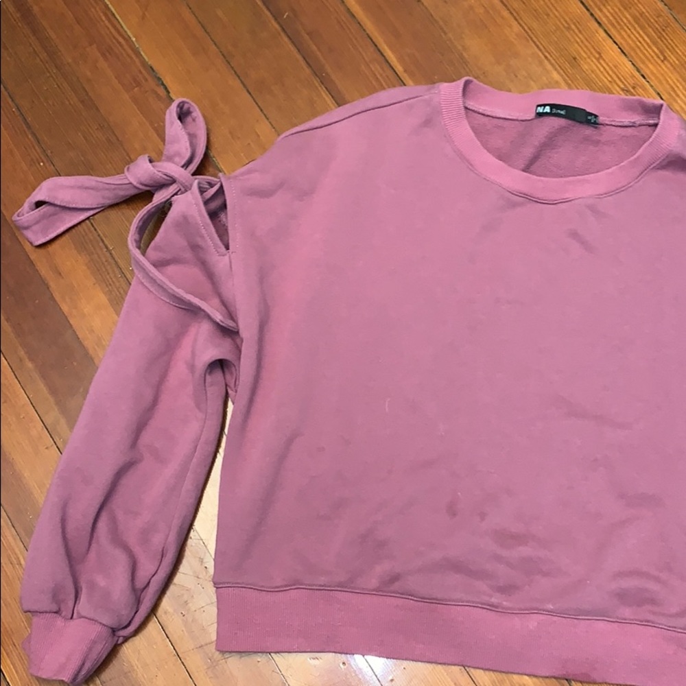 PINK CROPPED SWEATER